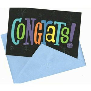 Congrats Congratulations Graduate Graduation Wishes Greeting Card Gift
